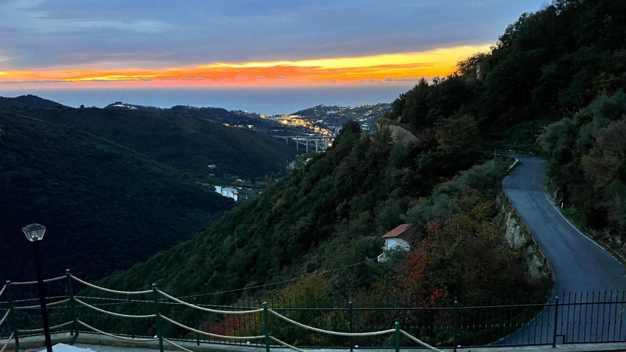 Villa Di Campagna Con Vista Mare 5 Camere Da Letto Pampara Esterno foto