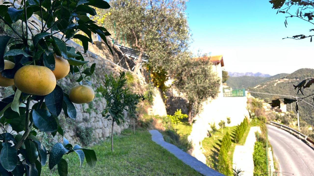 Villa Di Campagna Con Vista Mare 5 Camere Da Letto Pampara Esterno foto