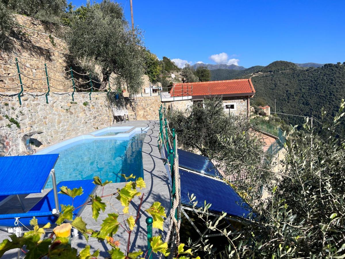 Villa Di Campagna Con Vista Mare 5 Camere Da Letto Pampara Esterno foto