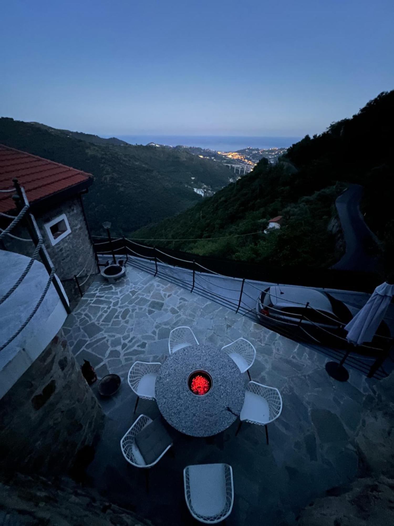 Villa Di Campagna Con Vista Mare 5 Camere Da Letto Pampara Esterno foto