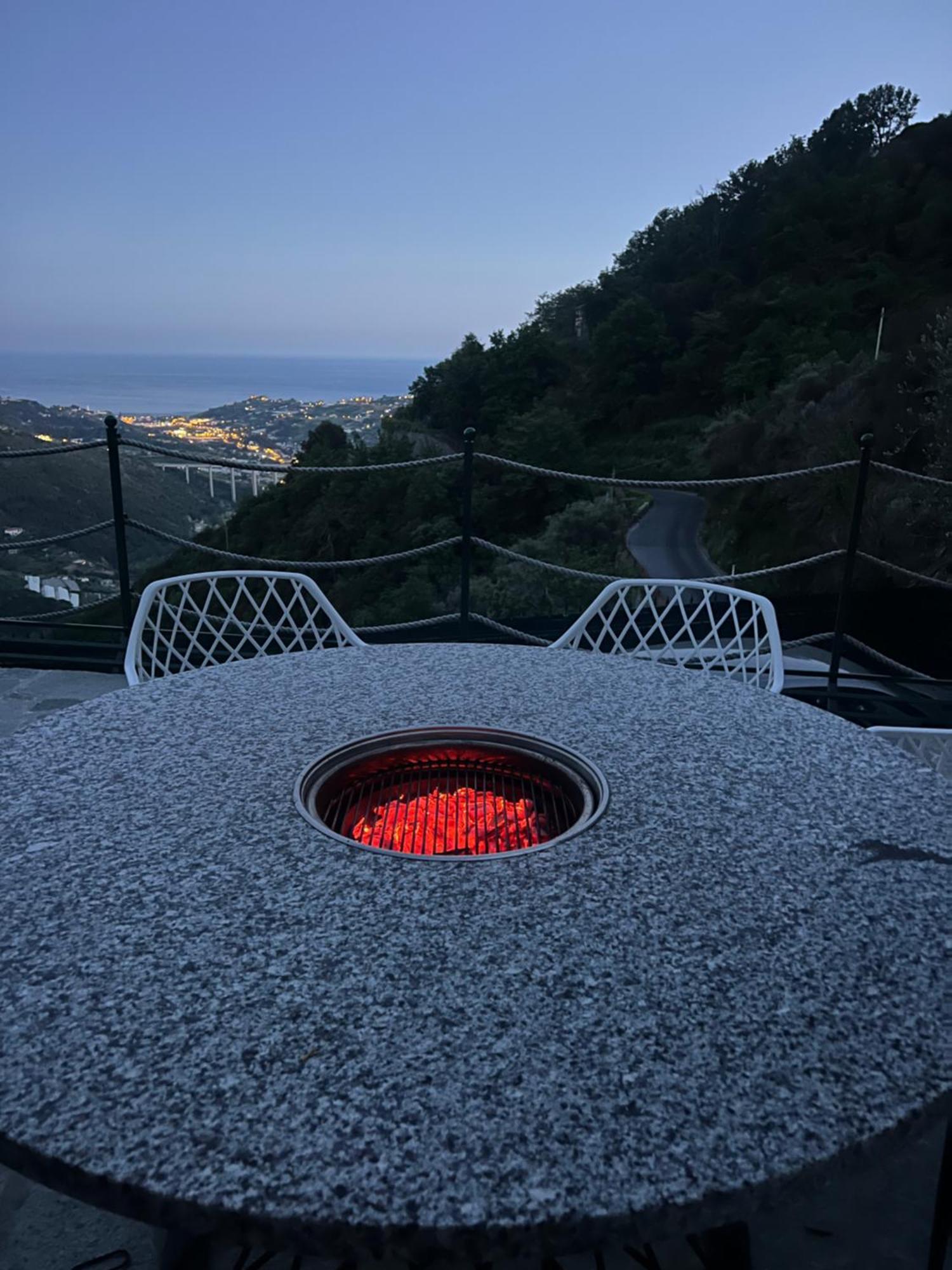 Villa Di Campagna Con Vista Mare 5 Camere Da Letto Pampara Esterno foto